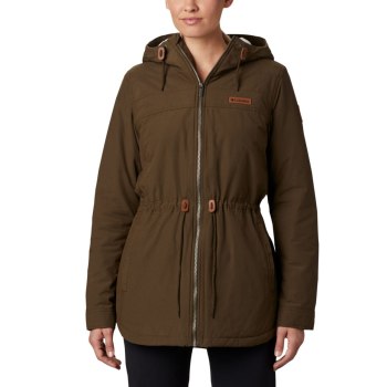 Columbia Ženske Jakne - Chatfield Hill Maslinasto Zelene | CLQD-98371
